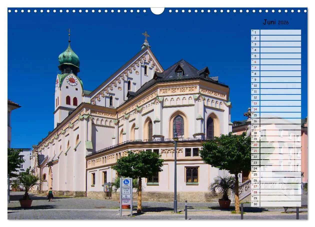 Bild: 9783457899618 | Eine Perle Oberbayerns - Rosenheim (Wandkalender 2026 DIN A3 quer),...