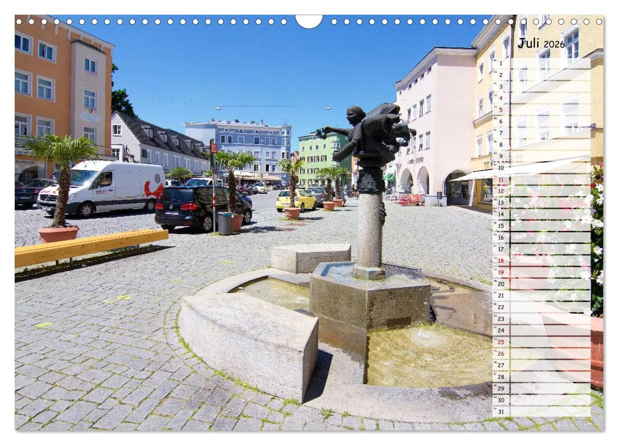 Bild: 9783457899618 | Eine Perle Oberbayerns - Rosenheim (Wandkalender 2026 DIN A3 quer),...