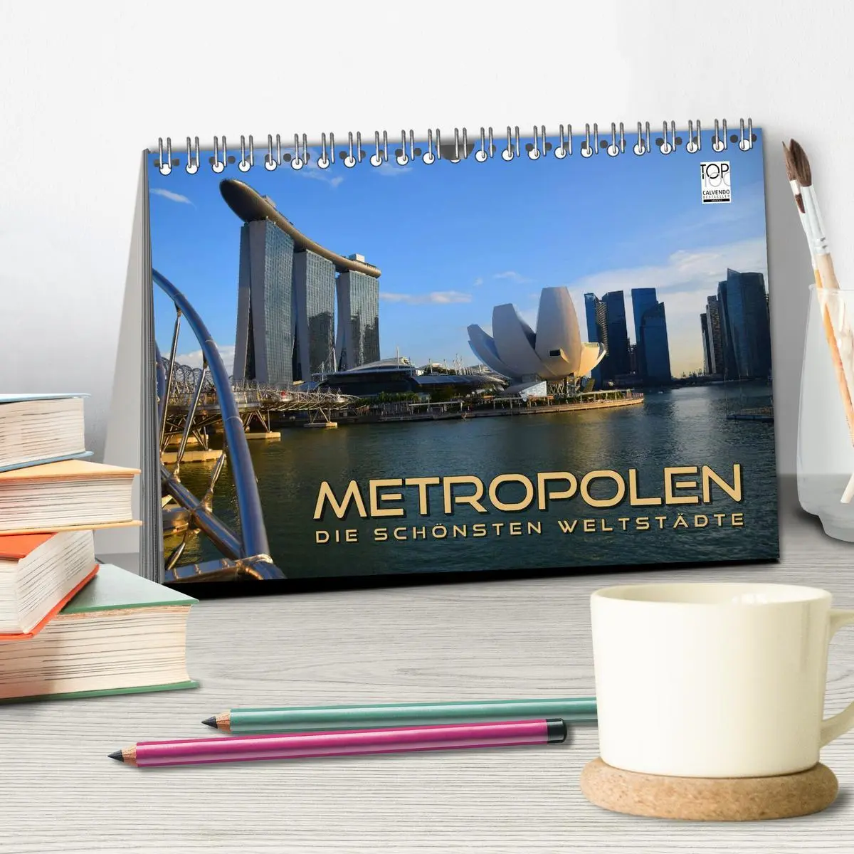 Bild: 9783457969618 | METROPOLEN - die schönsten Weltstädte (Tischkalender 2026 DIN A5...