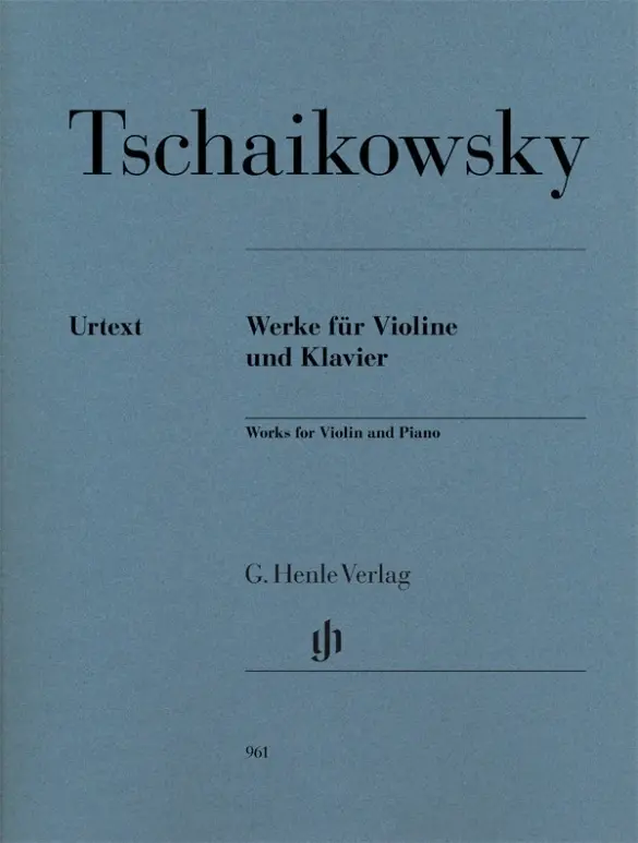 Cover: 9790201809618 | Peter Iljitsch Tschaikowsky - Werke für Violine und Klavier | Komarov