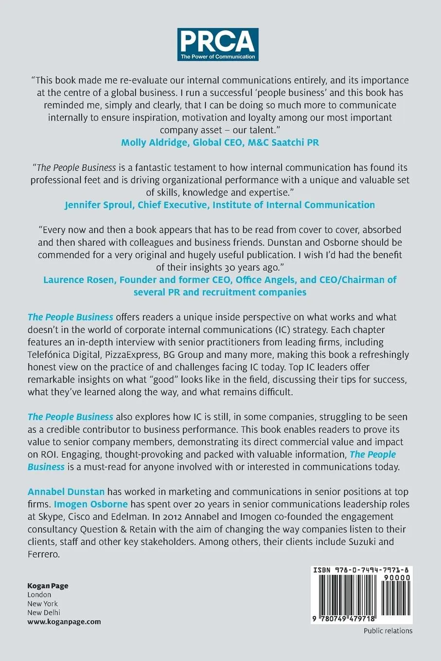 Rückseite: 9780749479718 | People Business | Annabel Dunstan (u. a.) | Taschenbuch | Englisch