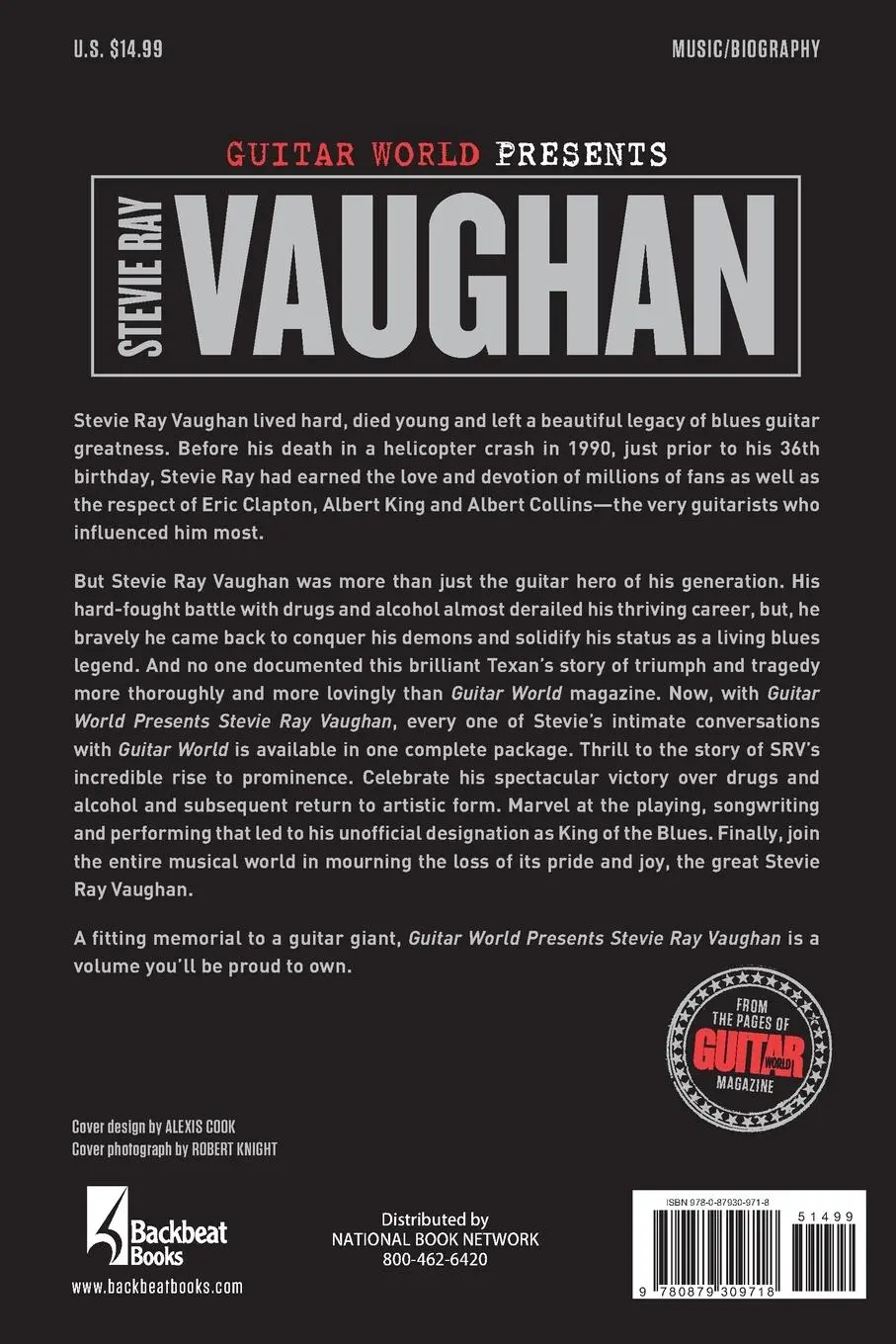 Rückseite: 9780879309718 | Guitar World Presents Stevie Ray Vaughan | Guitar World Magazine