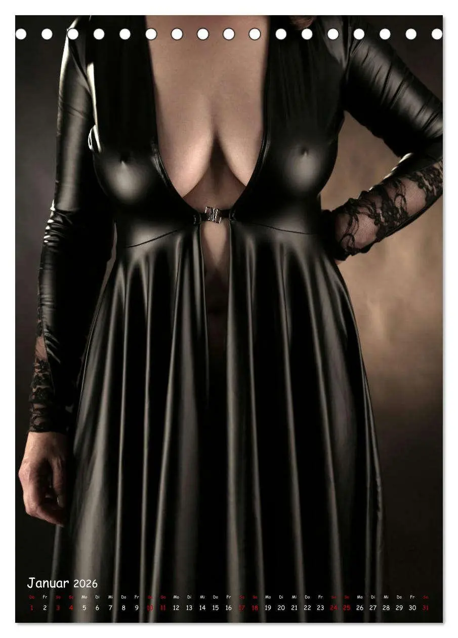 Bild: 9783457269718 | Latex und Leder Outfits (Tischkalender 2026 DIN A5 hoch), CALVENDO...