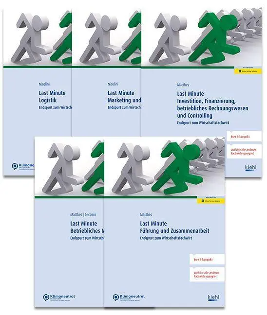 Cover: 9783470109718 | Bücherpaket: Last Minute Wirtschaftsfachwirteprüfung -...