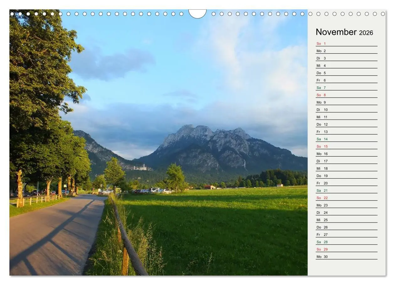 Bild: 9783516119718 | Schwangauer Momente (Wandkalender 2026 DIN A3 quer), CALVENDO...