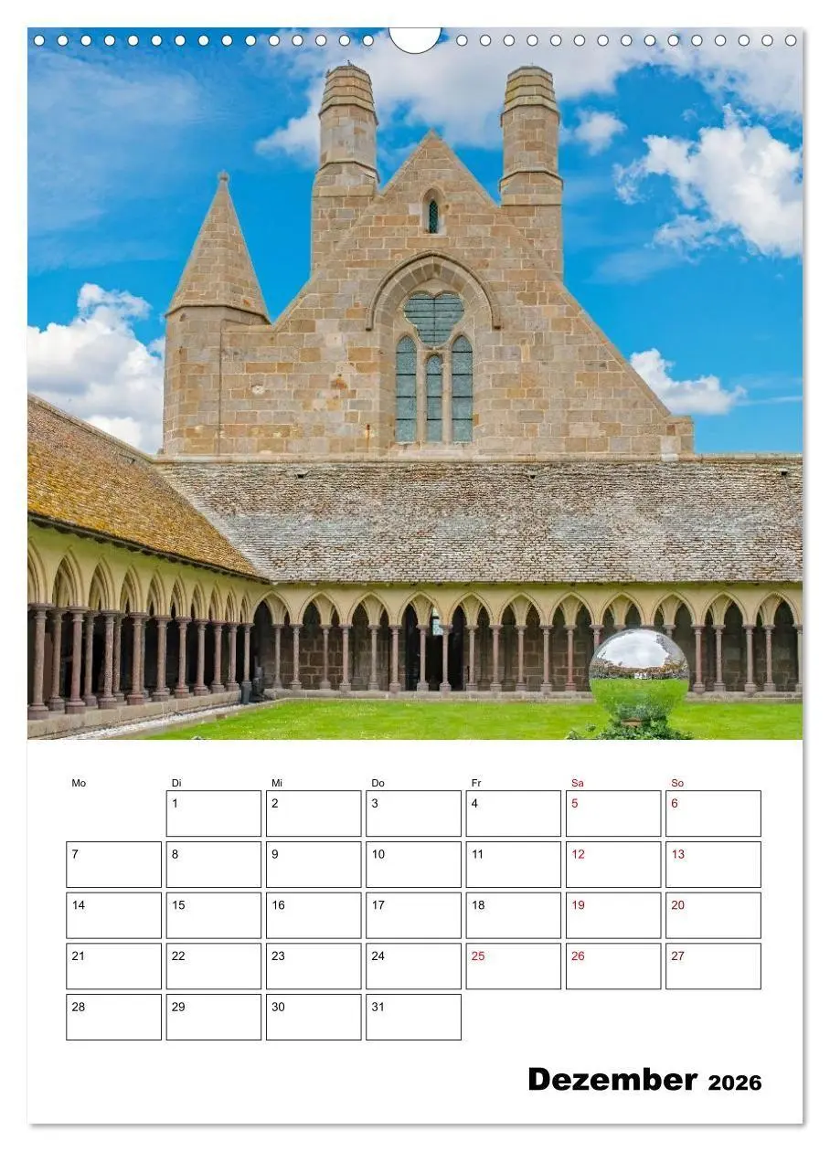 Bild: 9783516669718 | Normandie - Reiseplaner (Wandkalender 2026 DIN A3 hoch), CALVENDO...