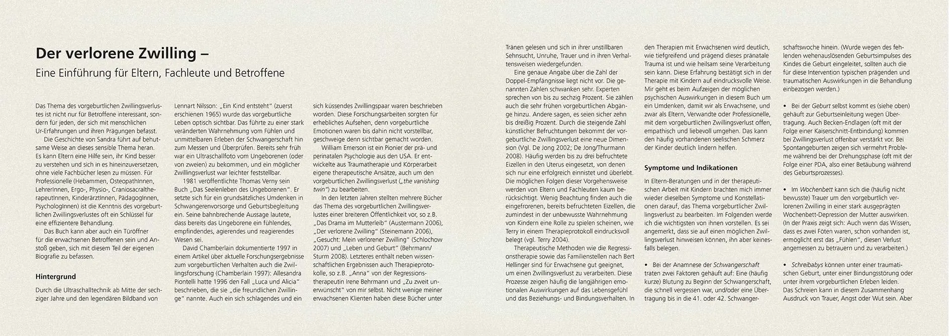 Bild: 9783940529718 | Am Anfang waren wir zu zweit | Ein Buch für verlassene Zwillingskinder