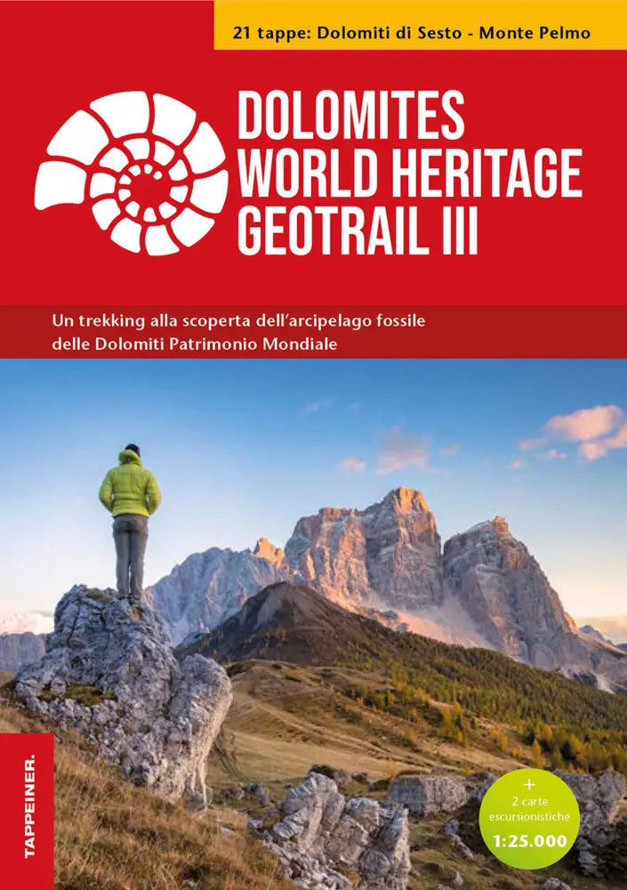 Dolomites World Heritage Geotrail III - Dolomiti di Sesto - Monte Pelmo (Veneto), m. 1 Buch, m. 2 Karte