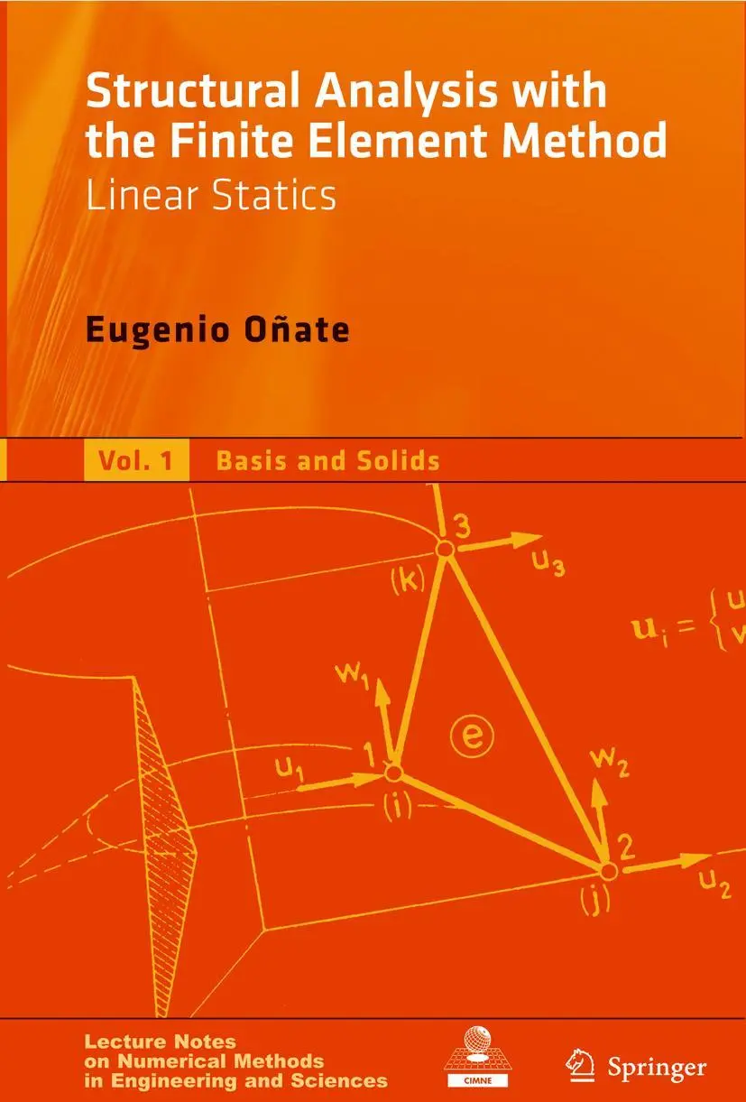 Cover: 9789048179718 | Structural Analysis with the Finite Element Method. Linear Statics
