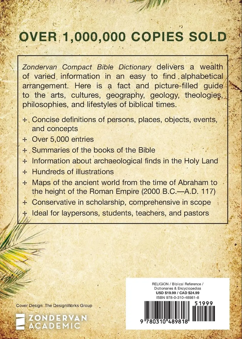 Rückseite: 9780310489818 | Zondervan Compact Bible Dictionary | T. Alton Bryant | Taschenbuch