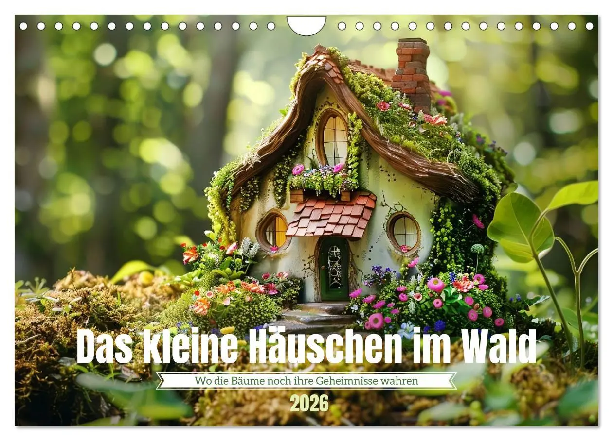 Cover: 9783457329818 | Das kleine Häuschen im Wald (Wandkalender 2026 DIN A4 quer),...
