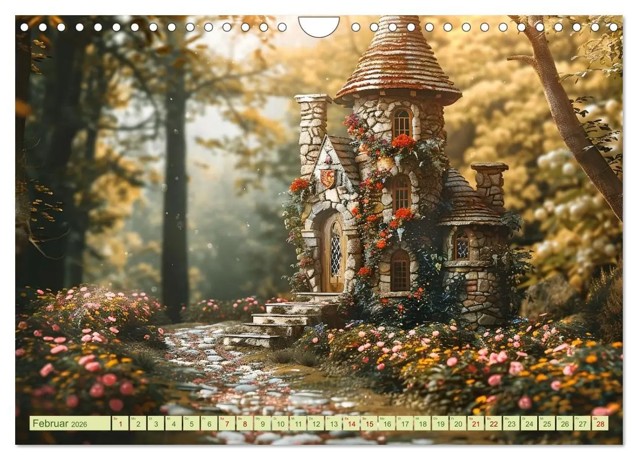 Bild: 9783457329818 | Das kleine Häuschen im Wald (Wandkalender 2026 DIN A4 quer),...