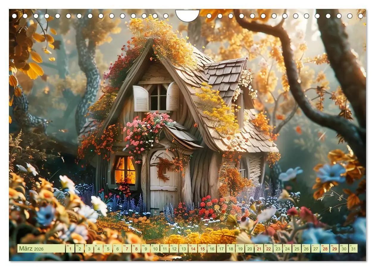 Bild: 9783457329818 | Das kleine Häuschen im Wald (Wandkalender 2026 DIN A4 quer),...
