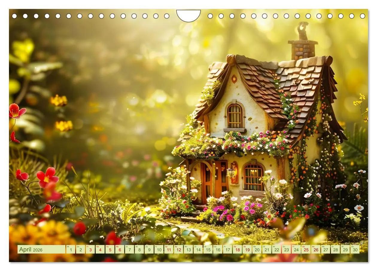 Bild: 9783457329818 | Das kleine Häuschen im Wald (Wandkalender 2026 DIN A4 quer),...