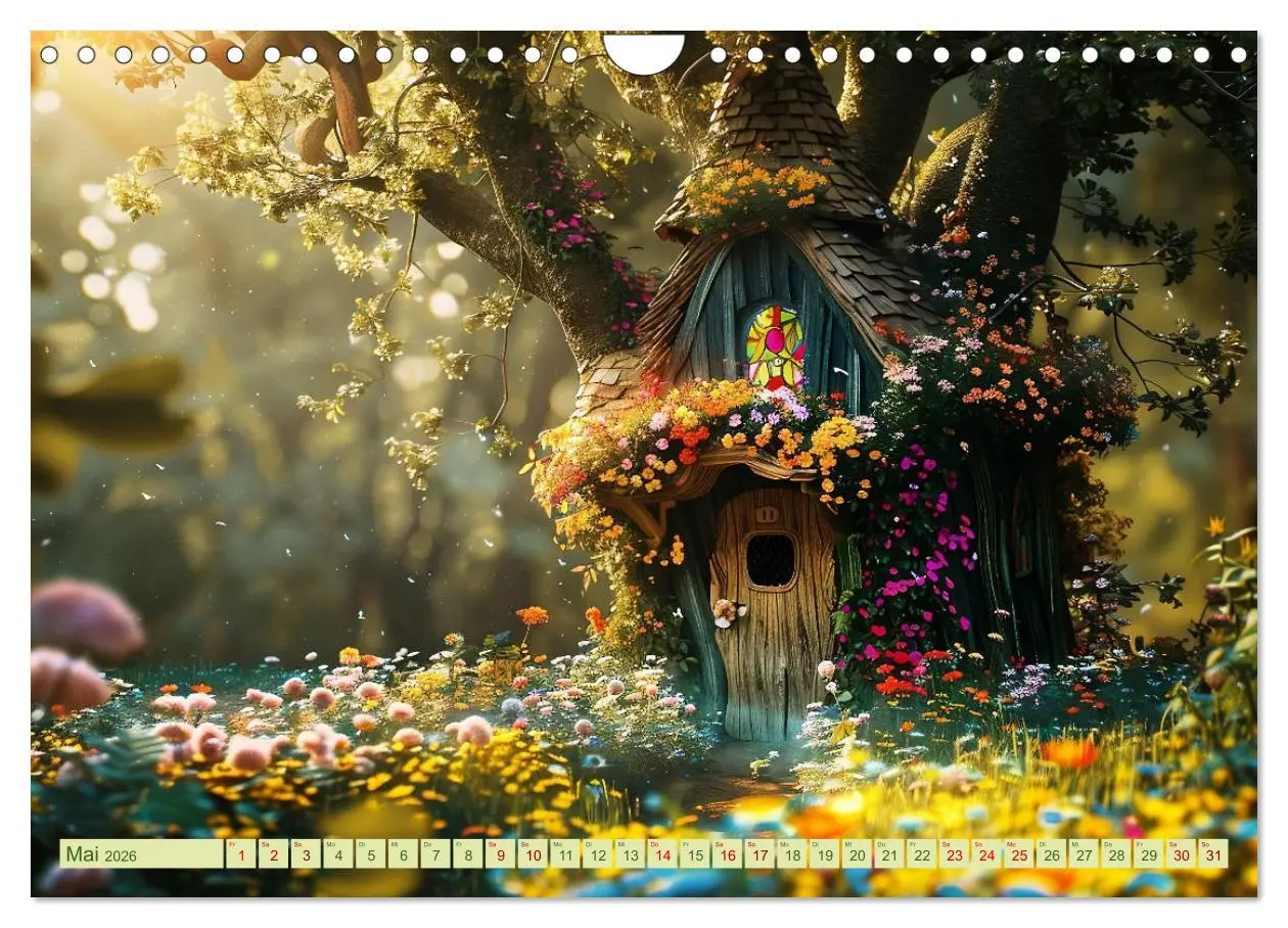 Bild: 9783457329818 | Das kleine Häuschen im Wald (Wandkalender 2026 DIN A4 quer),...