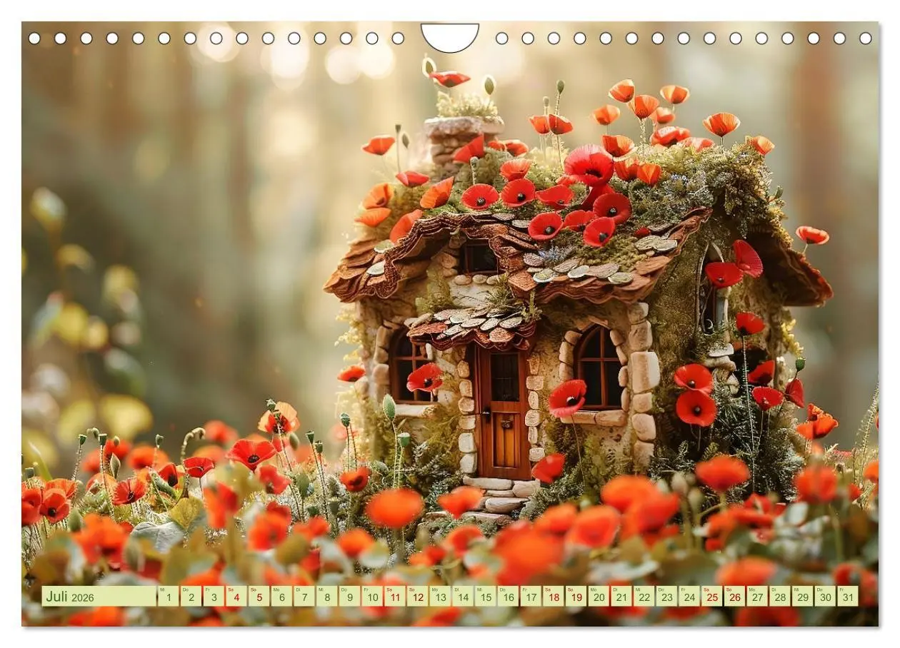 Bild: 9783457329818 | Das kleine Häuschen im Wald (Wandkalender 2026 DIN A4 quer),...