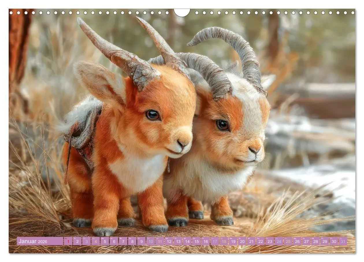 Bild: 9783516659818 | Humorvolle tierische Schöpfungen - Hybridtiere (Wandkalender 2026...