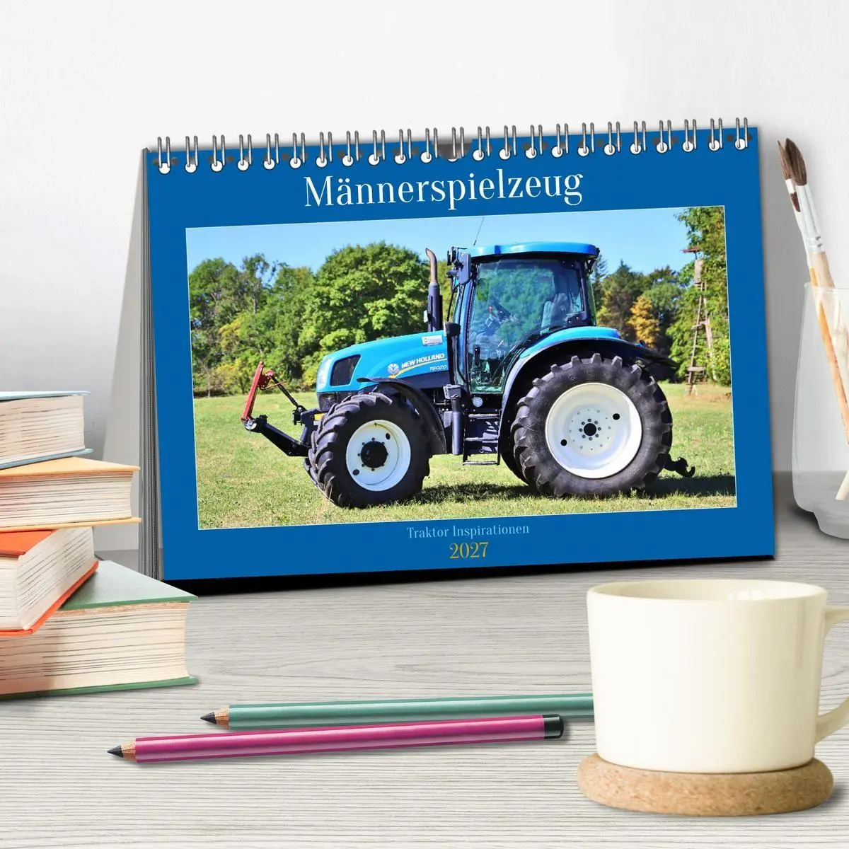 Bild: 9783569369818 | Männerspielzeug Traktor Inspirationen (Tischkalender 2027 DIN A5...
