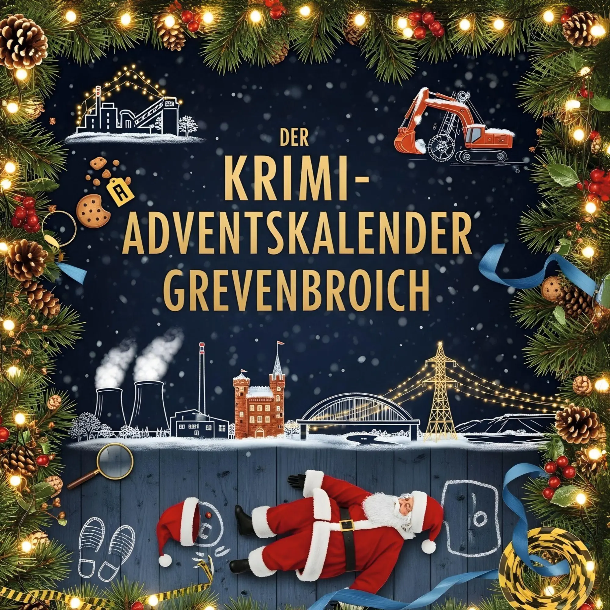 Cover: 9783695309818 | Der Krimi-Adventskalender Grevenbroich | Mordsverdächtig in 24 Akten