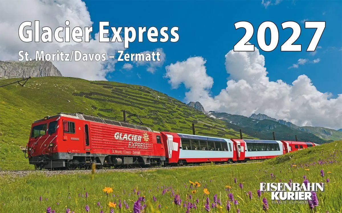 Cover: 9783844659818 | Glacier Express 2027 | Kalender | 13 S. | Deutsch | 2027 | EK-Verlag