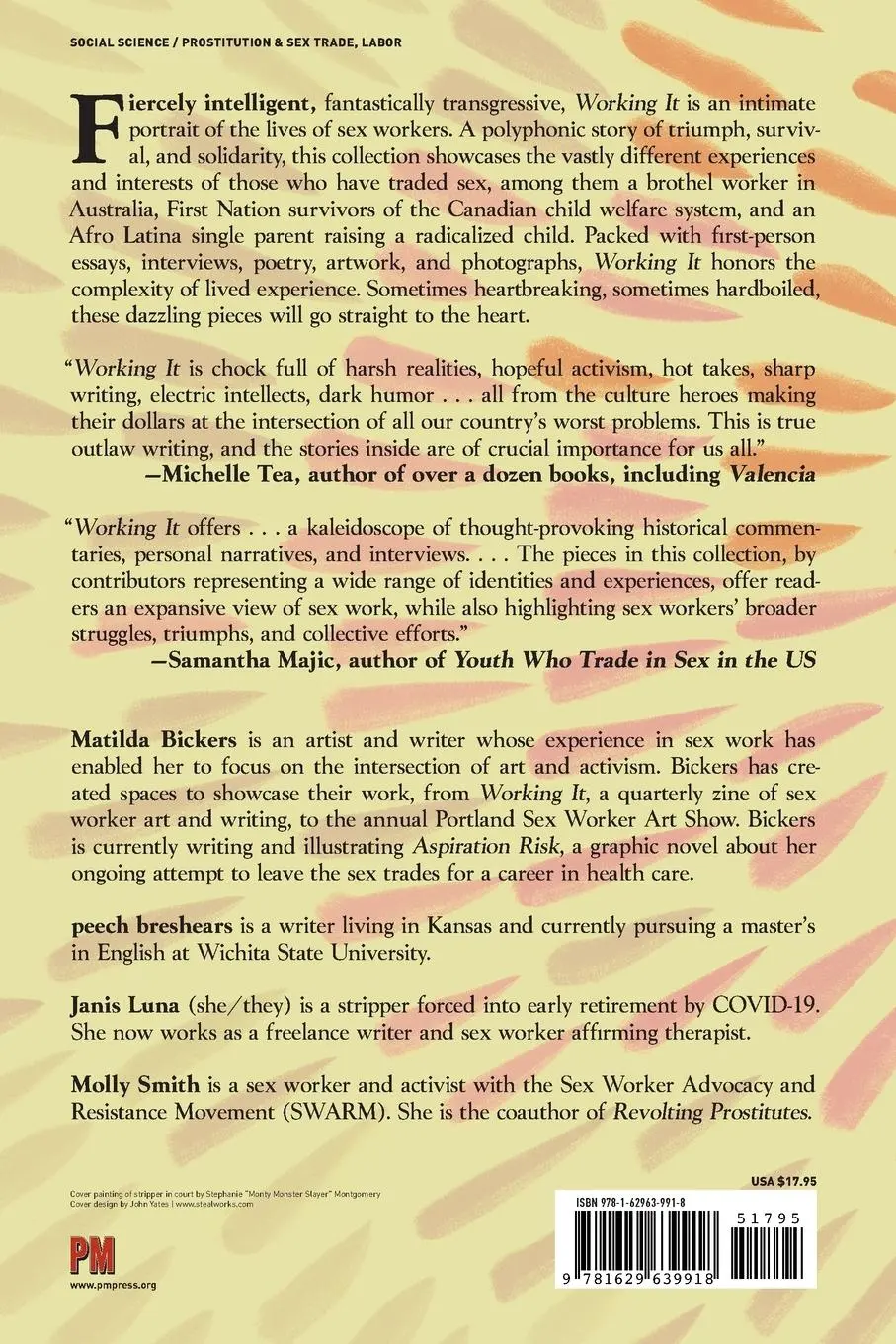 Rückseite: 9781629639918 | Working It | Sex Workers on the Work of Sex | Matilda Bickers (u. a.)