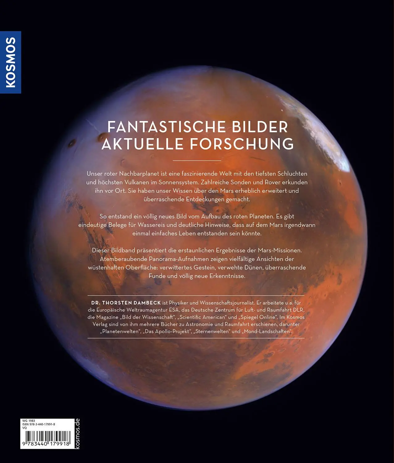 Rückseite: 9783440179918 | Mars | Thorsten Dambeck | Buch | 216 S. | Deutsch | 2024
