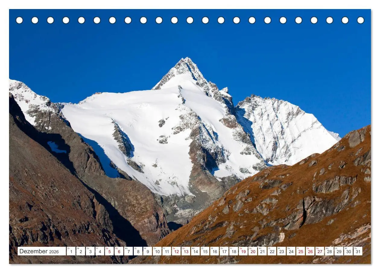Bild: 9783457939918 | Der Nationalpark Hohe Tauern (Tischkalender 2026 DIN A5 quer),...