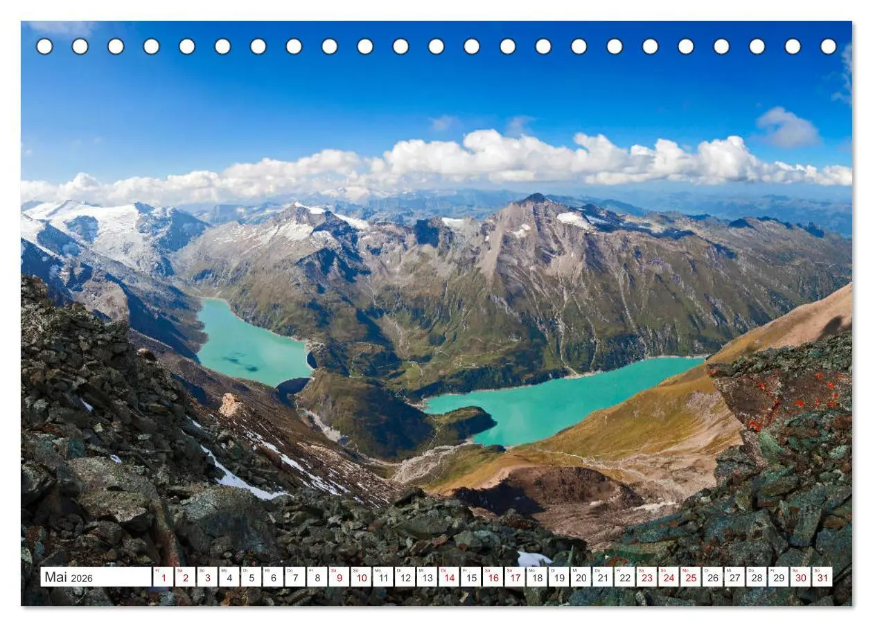 Bild: 9783457939918 | Der Nationalpark Hohe Tauern (Tischkalender 2026 DIN A5 quer),...