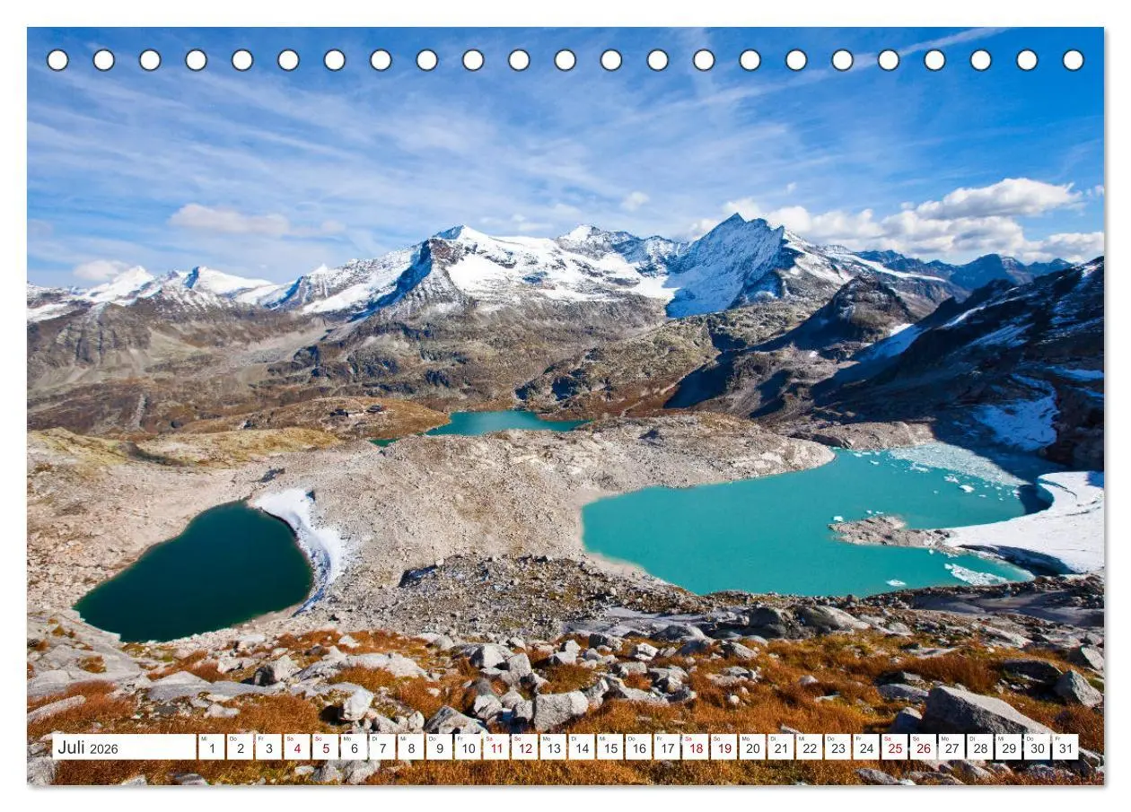 Bild: 9783457939918 | Der Nationalpark Hohe Tauern (Tischkalender 2026 DIN A5 quer),...