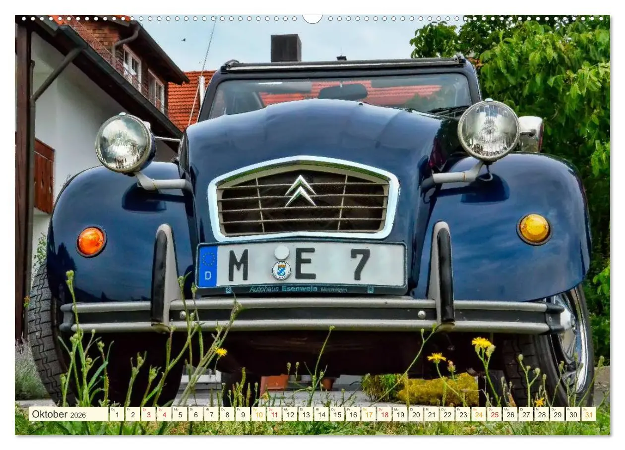 Bild: 9783516029918 | Citroën 2CV - die Ente (hochwertiger Premium Wandkalender 2026 DIN...