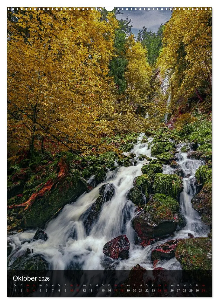 Bild: 9783516649918 | Faszination Wasserfälle (hochwertiger Premium Wandkalender 2026 DIN...