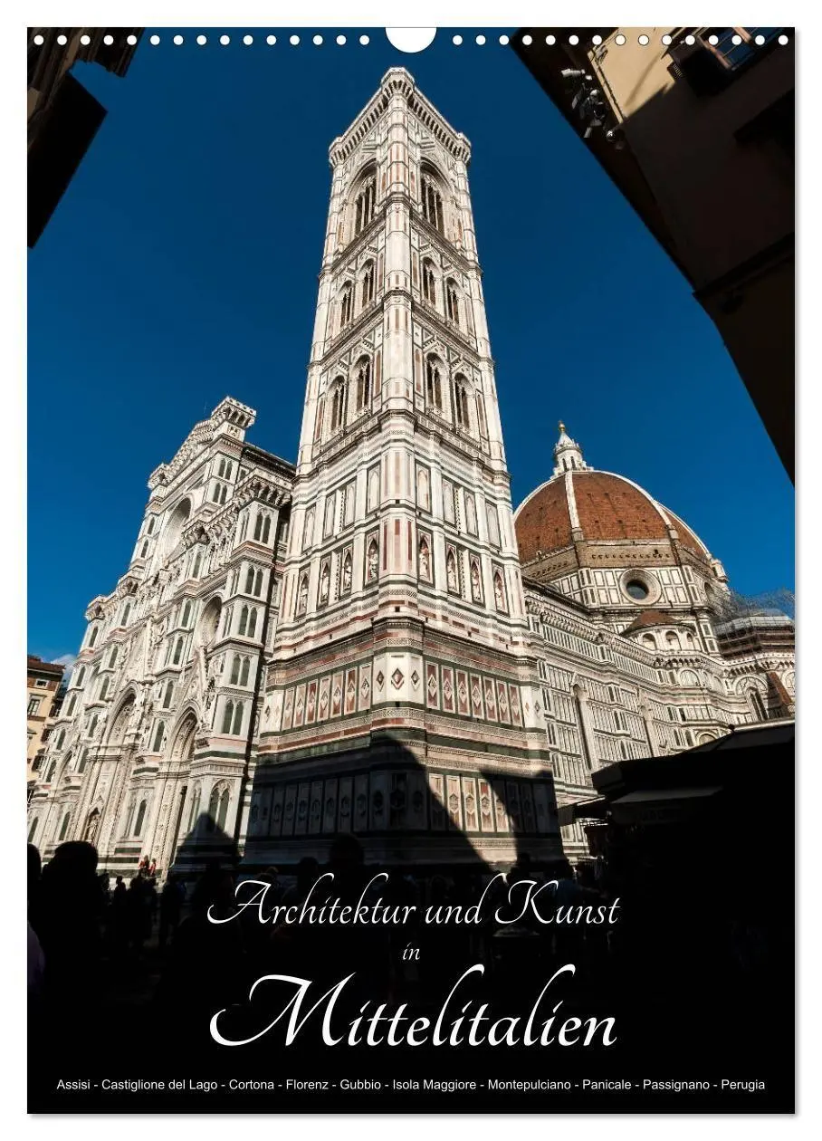 Cover: 9783569809918 | Architektur und Kunst in Mittelitalien (Wandkalender 2027 DIN A3...