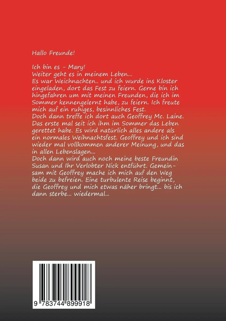Rückseite: 9783744899918 | Tot (un)glücklich verlobt | Band 2 | Christine Stutz | Taschenbuch