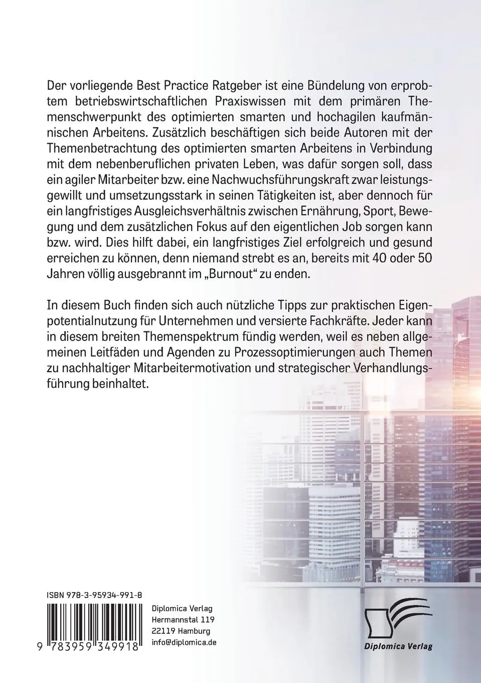 Rückseite: 9783959349918 | Work hard - live smart. Der Best Practice Ratgeber für smartes...