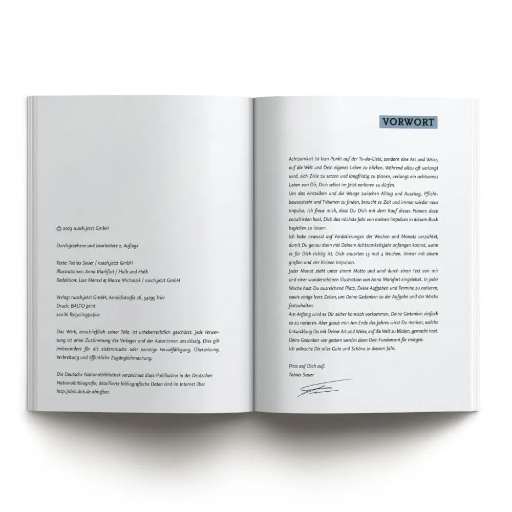 Rückseite: 4262422730019 | Meer &amp; Wald | Achtsam durchs Jahr | Tobias Sauer | Buch | 160 S.