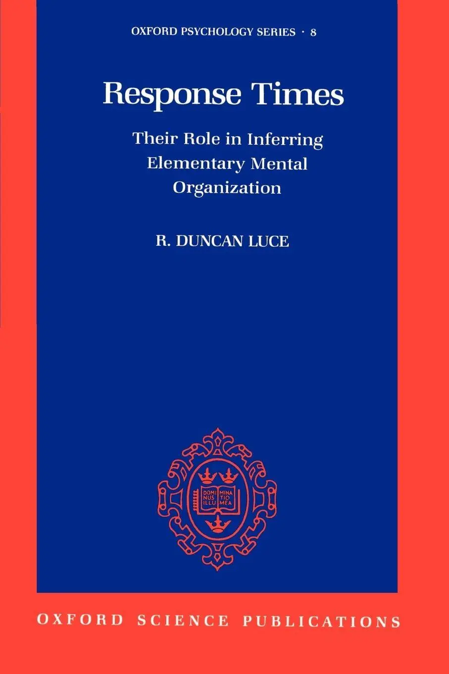 Cover: 9780195070019 | Response Times | R. Duncan Luce | Taschenbuch | Englisch | 1997