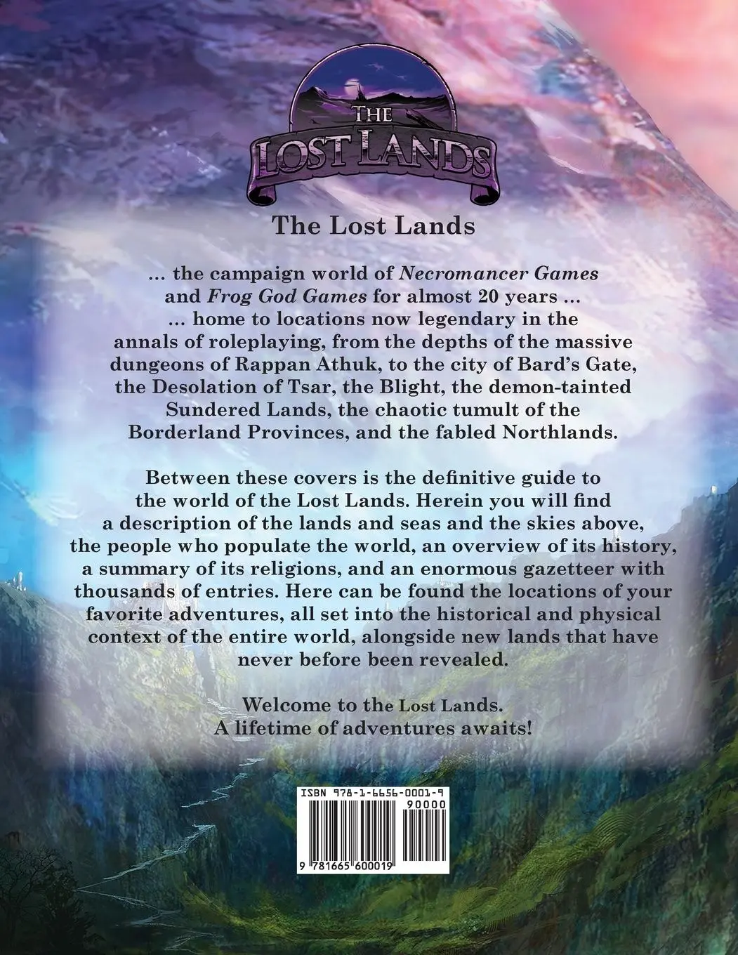 Rückseite: 9781665600019 | The Lost Lands World Setting | Bill Webb (u. a.) | Taschenbuch | 2020