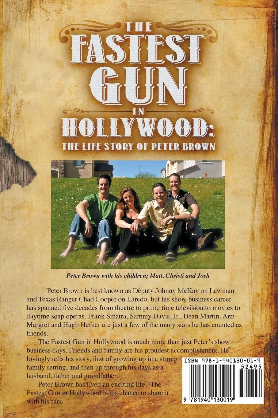 Rückseite: 9781940130019 | The Fastest Gun in Hollywood | The Life Story of Peter Brown | Brown