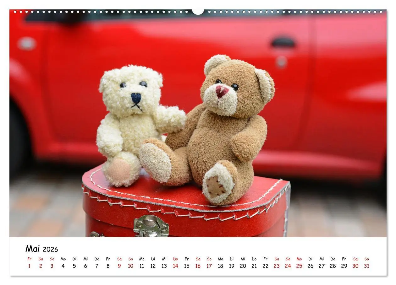 Bild: 9783457430019 | Allerliebste Teddybären (hochwertiger Premium Wandkalender 2026 DIN...