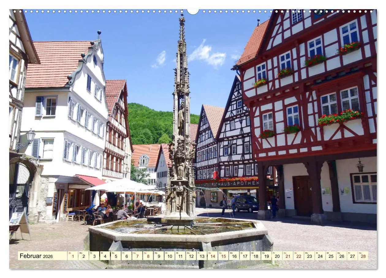 Bild: 9783457740019 | Unterwegs in Bad Urach (hochwertiger Premium Wandkalender 2026 DIN...