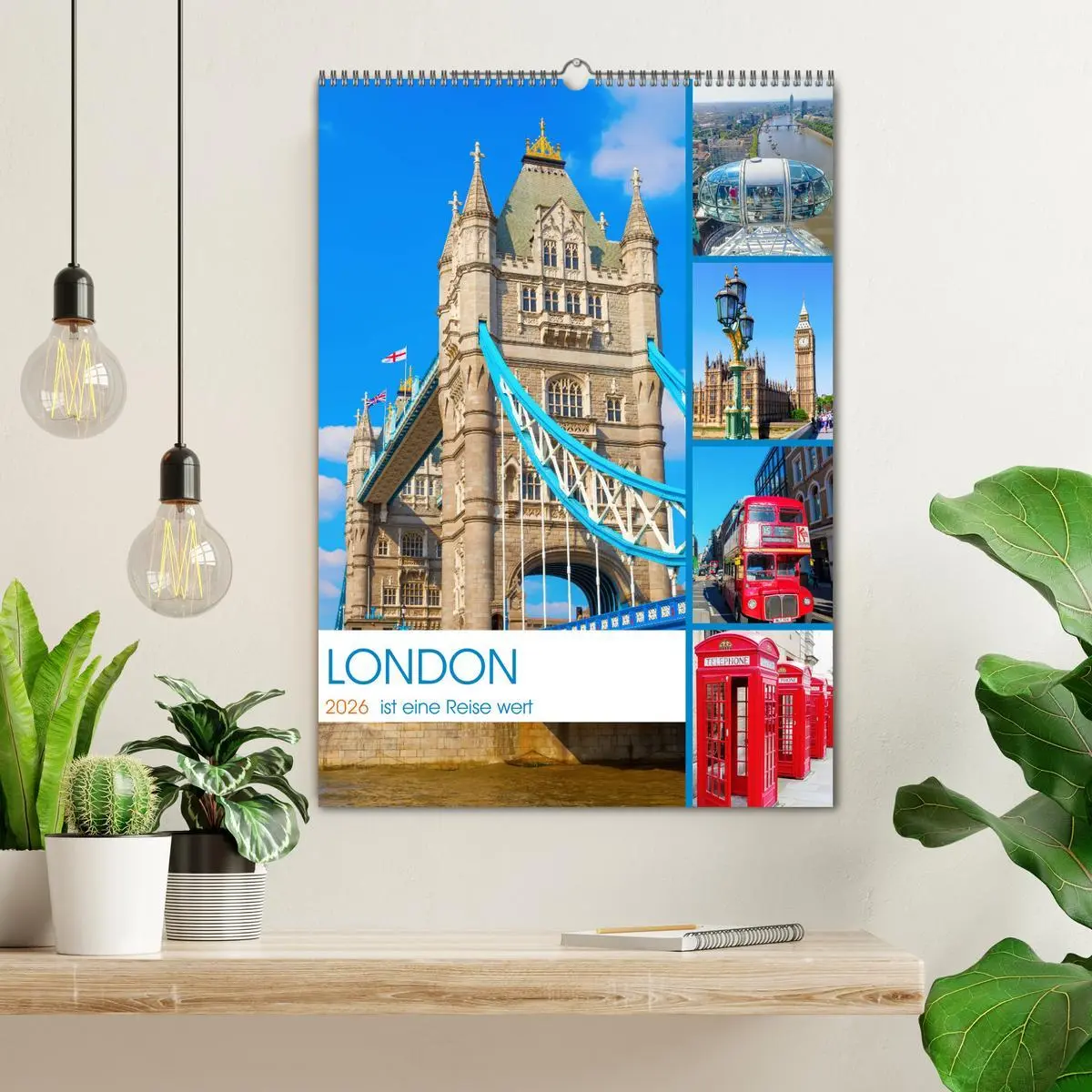 Bild: 9783516380019 | London ist eine Reise wert (Wandkalender 2026 DIN A2 hoch),...