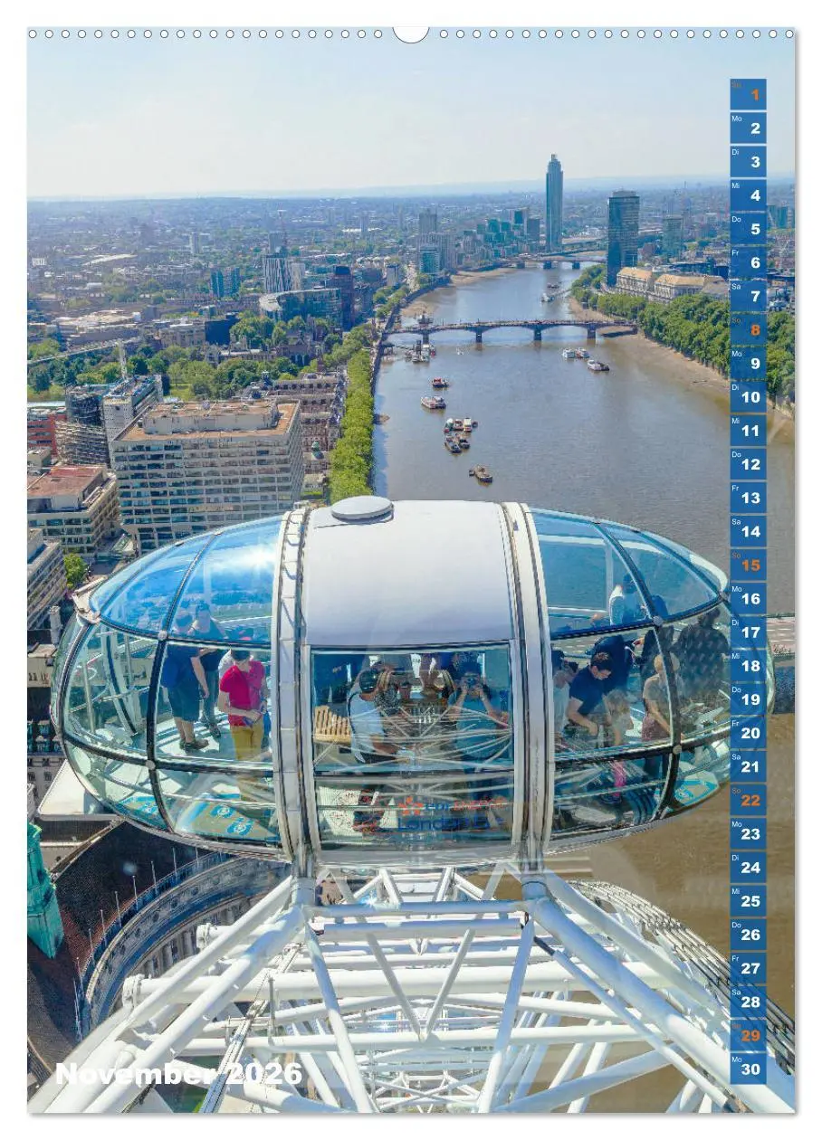 Bild: 9783516380019 | London ist eine Reise wert (Wandkalender 2026 DIN A2 hoch),...