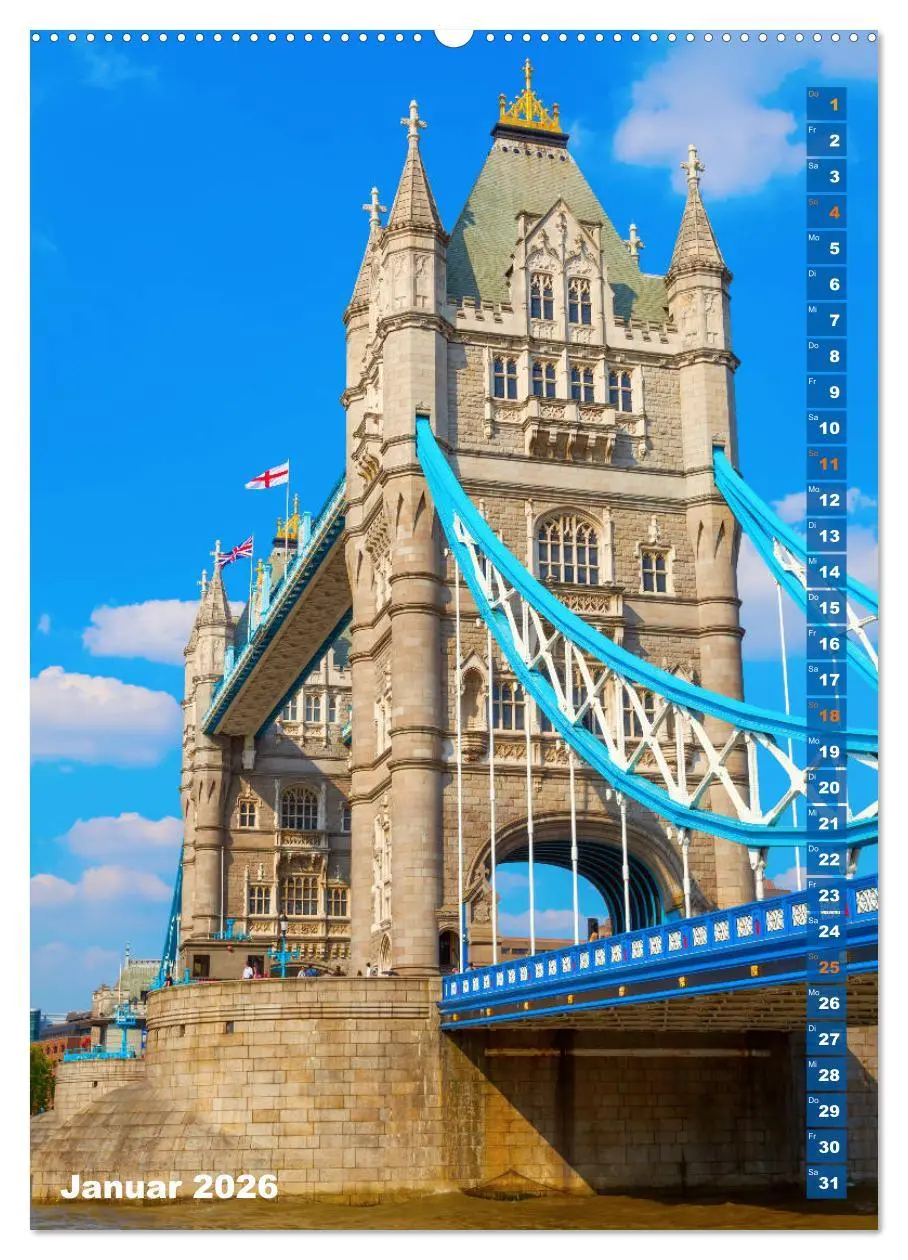 Bild: 9783516380019 | London ist eine Reise wert (Wandkalender 2026 DIN A2 hoch),...