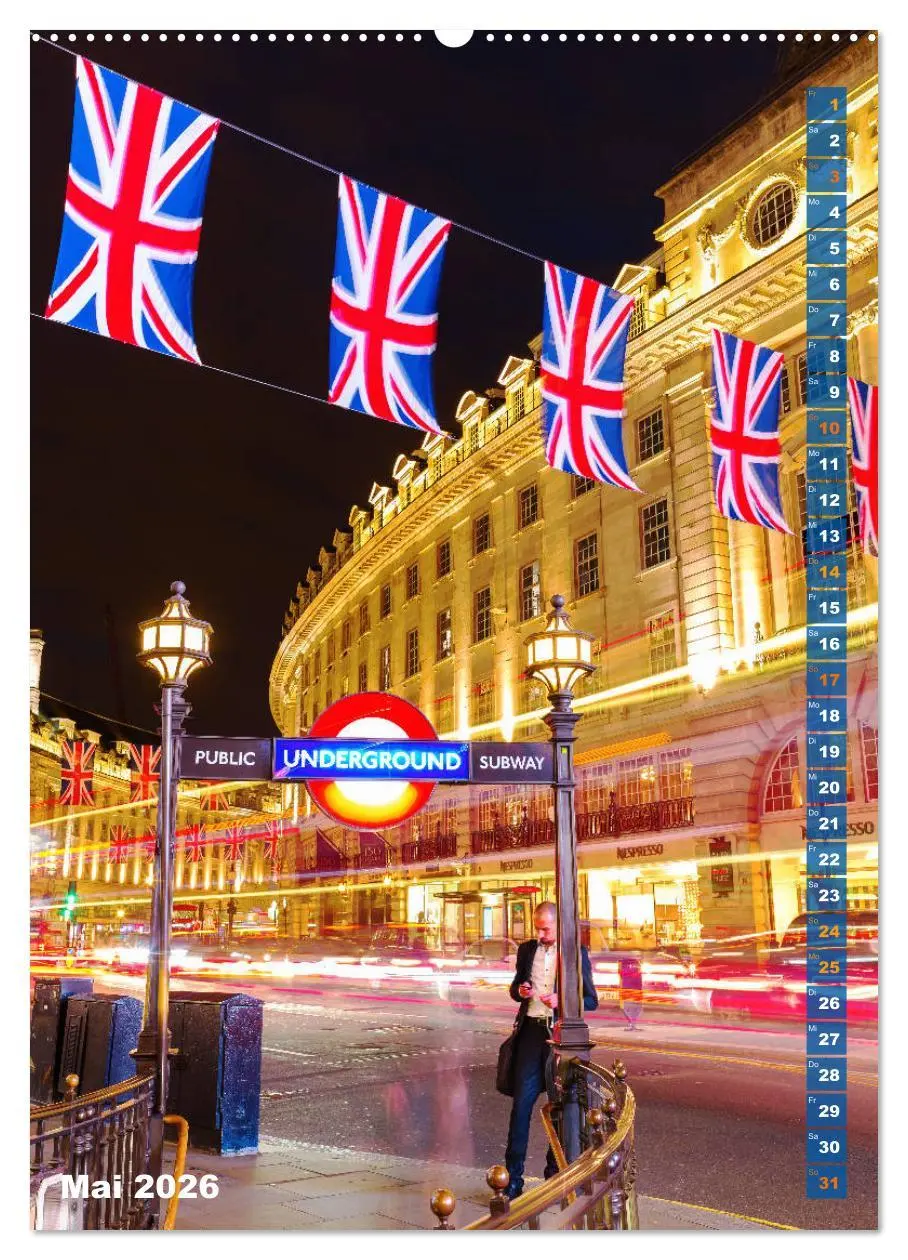 Bild: 9783516380019 | London ist eine Reise wert (Wandkalender 2026 DIN A2 hoch),...