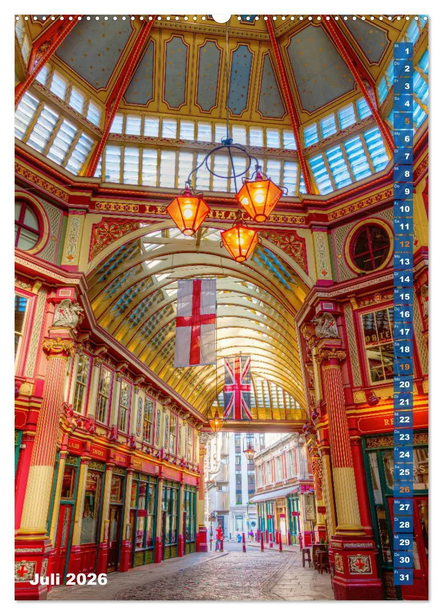 Bild: 9783516380019 | London ist eine Reise wert (Wandkalender 2026 DIN A2 hoch),...