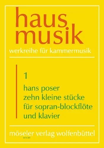 Cover: 9790203730019 | Kleine Stucke(10) | Hans Poser | Buch | Karl Heinrich Möseler Verlag