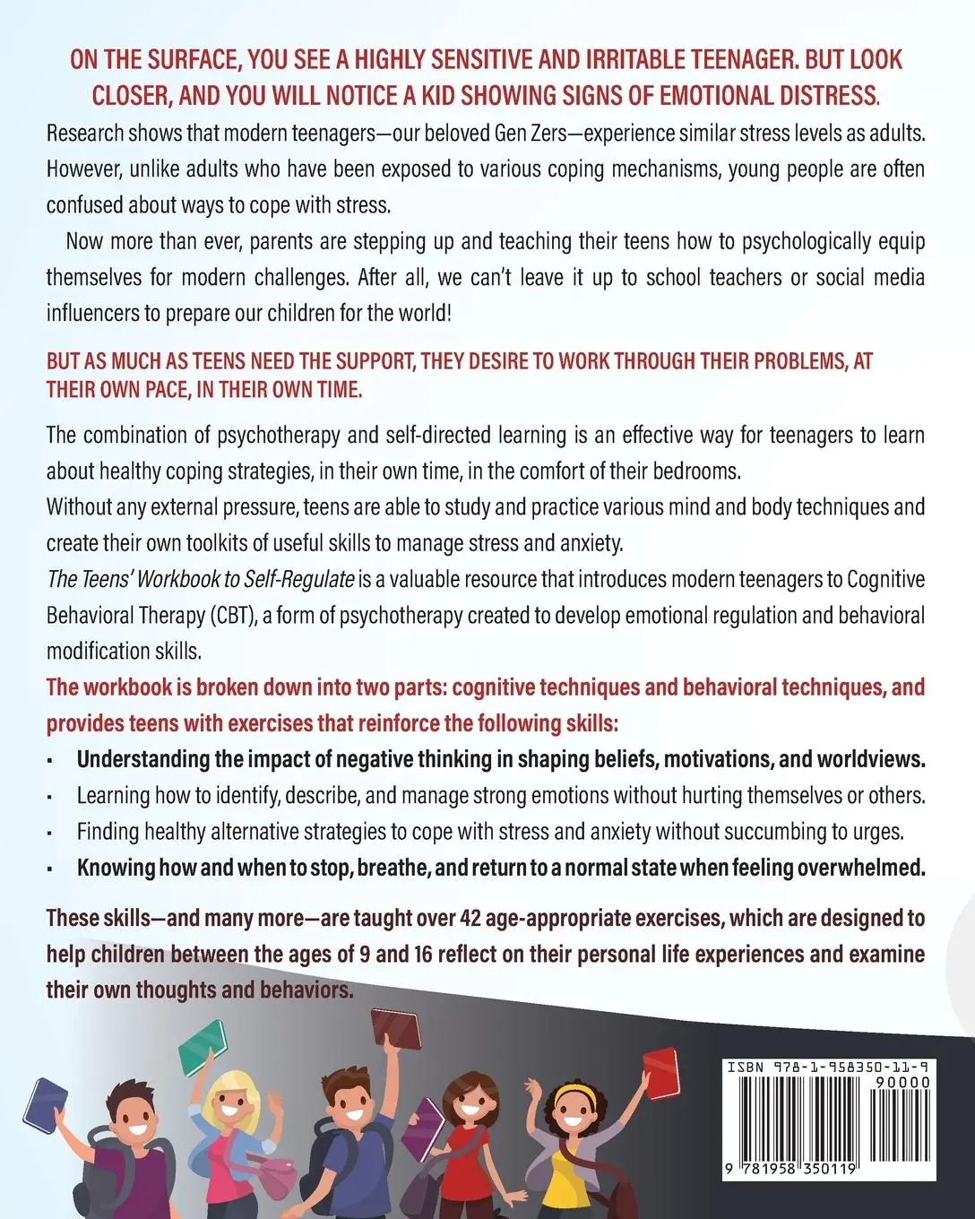 Rückseite: 9781958350119 | The Teens' Workbook to Self Regulate | Richard Bass | Taschenbuch
