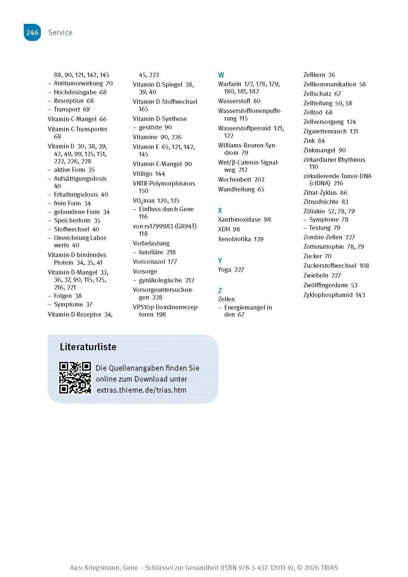 Bild: 9783432120119 | Gene - Schlüssel zur Gesundheit | Jörg Kriegsmann | Taschenbuch | 2025