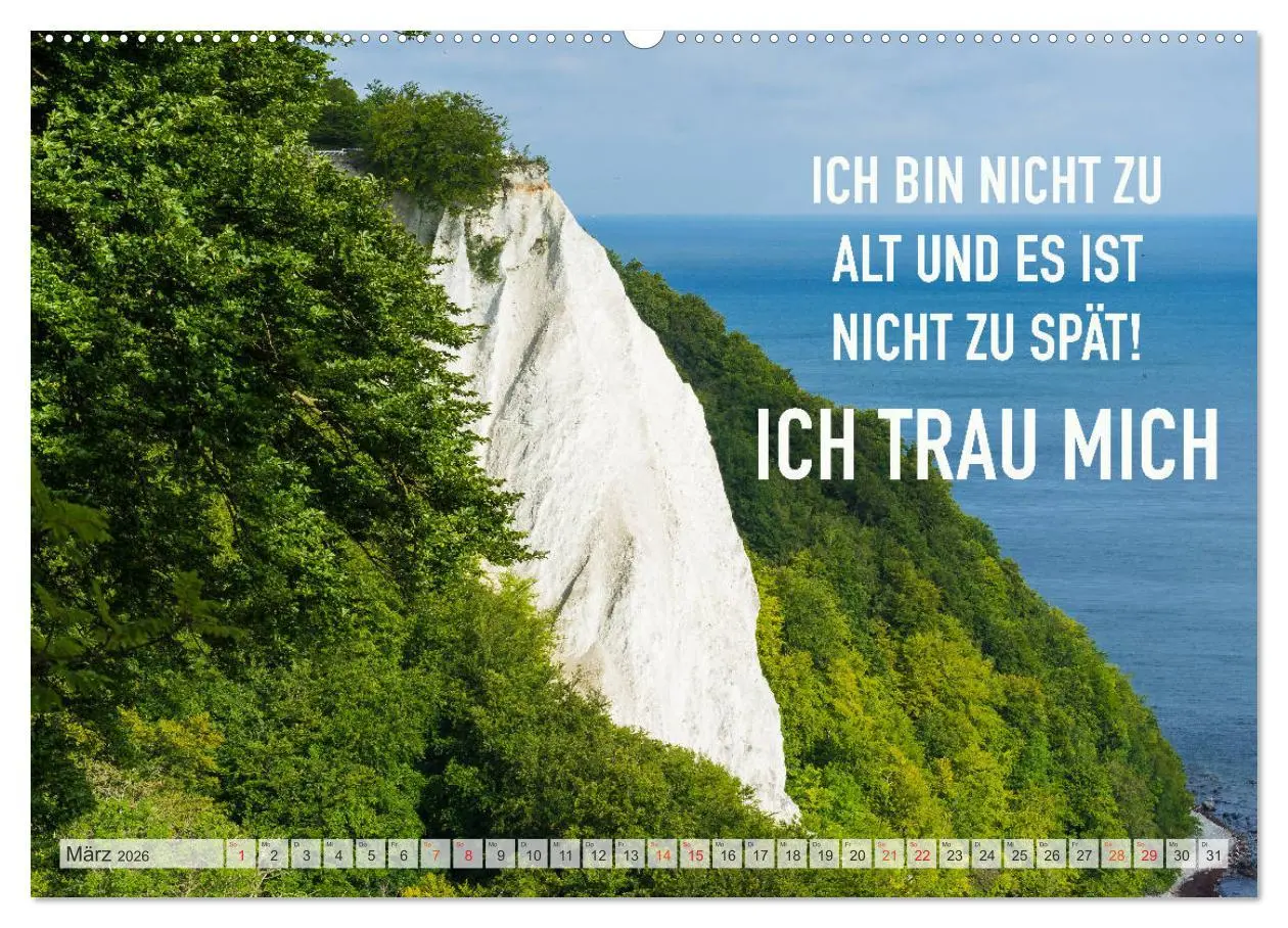 Bild: 9783457660119 | Motivation und Meer (hochwertiger Premium Wandkalender 2026 DIN A2...