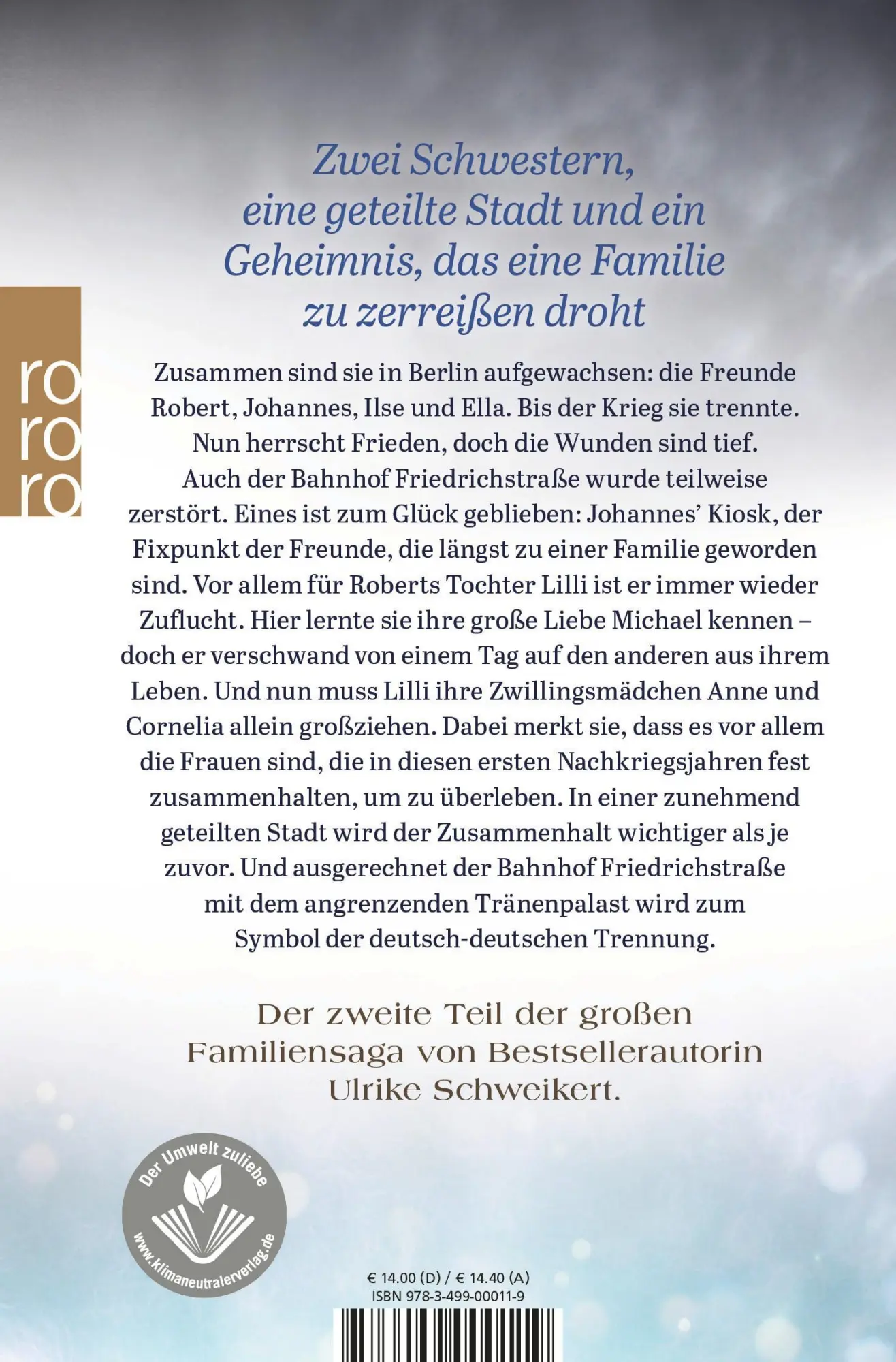 Rückseite: 9783499000119 | Berlin Friedrichstraße: Tränenpalast | Eine historische Familiensaga